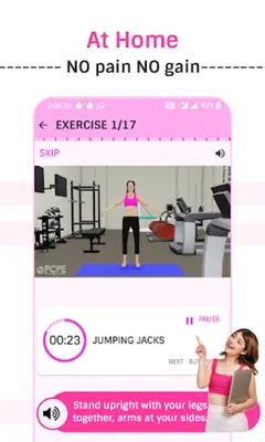 Home Workout  Splits In 30days android App screenshot 3